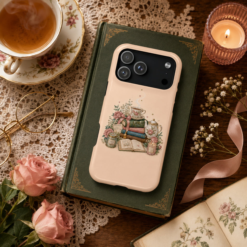 Reader's Tea Society Tough iPhone Case