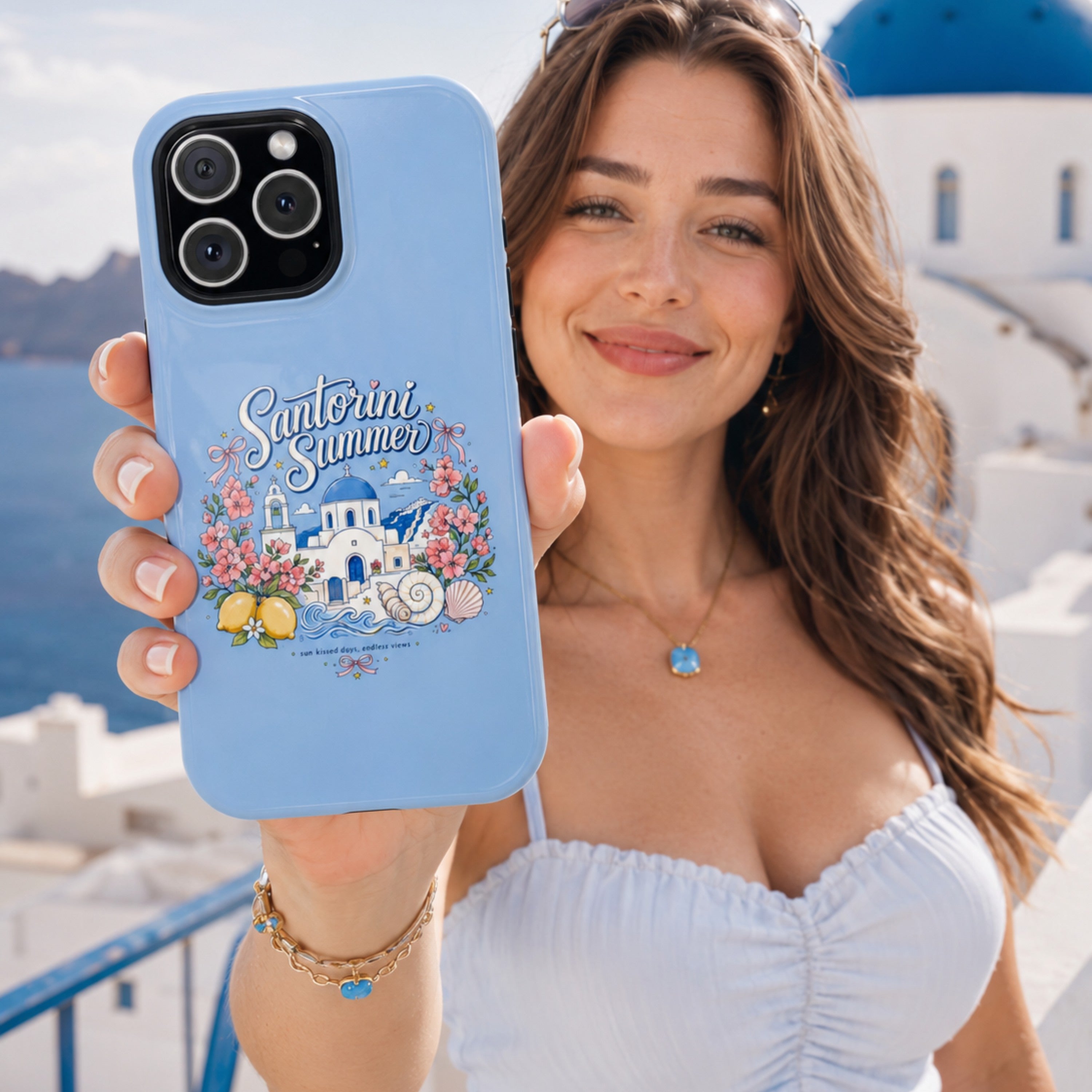 Santorini Summer MagSafe iPhone Case