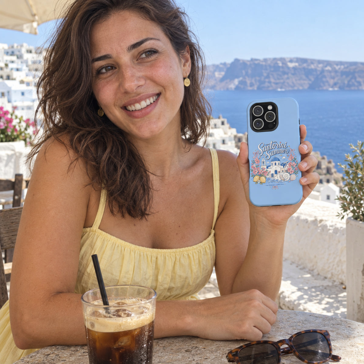 Santorini Summer Magnetic Protective Case