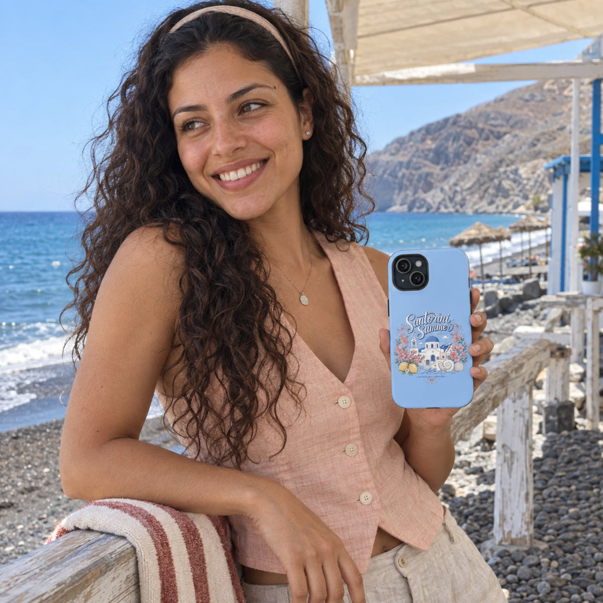 Santorini Summer Magnetic Protective Case
