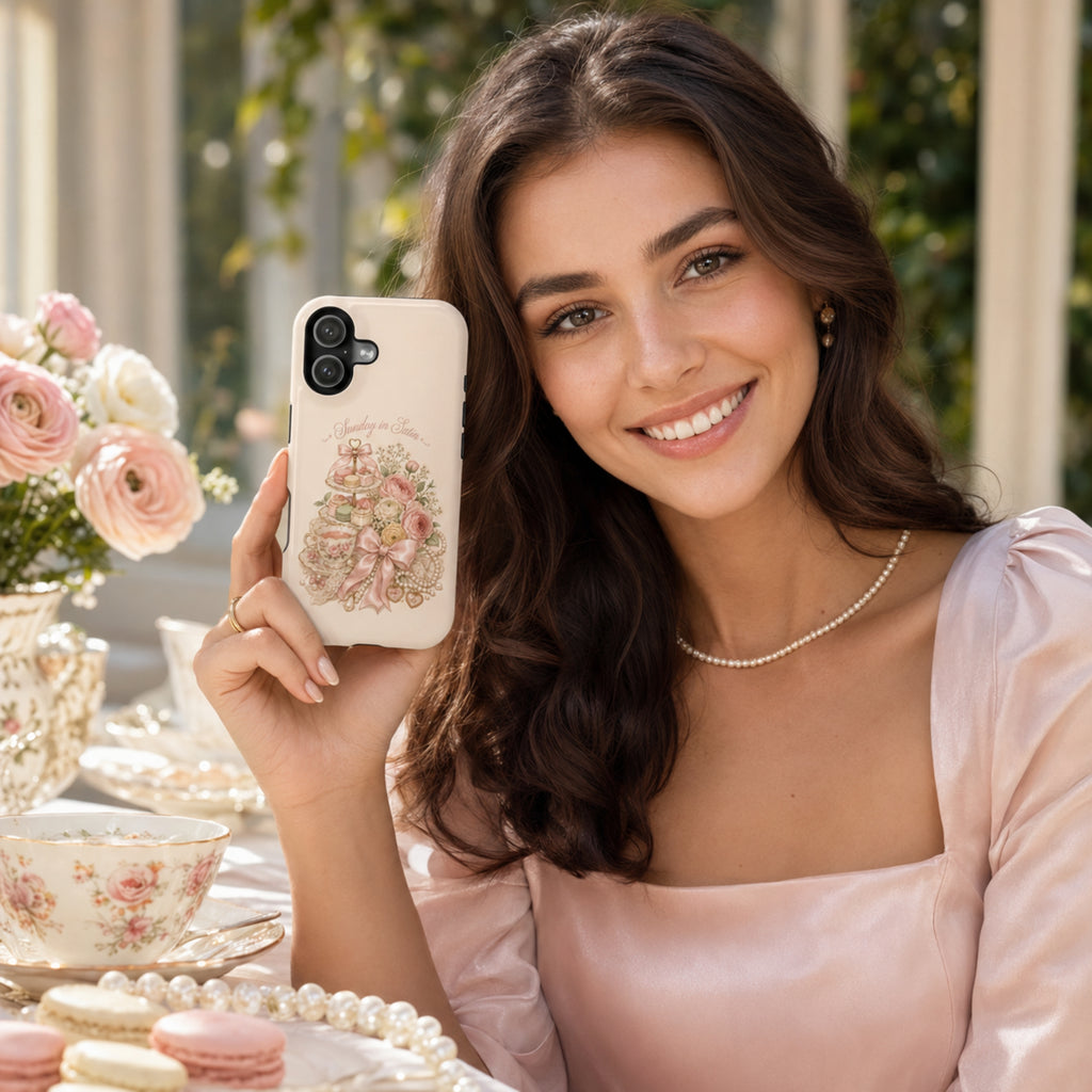 Sunday in Satin Tough iPhone Case