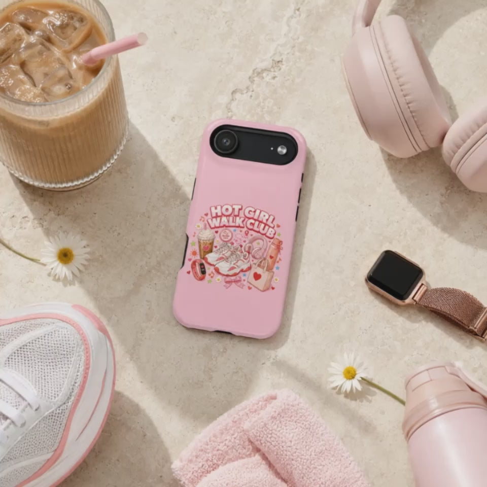Hot Girl Walk Club Tough iPhone Case