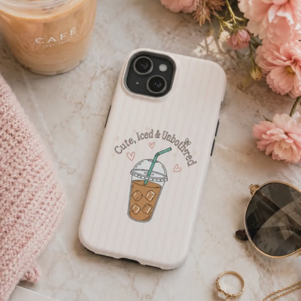 Cute Iced & Unbothered MagSafe iPhone Case