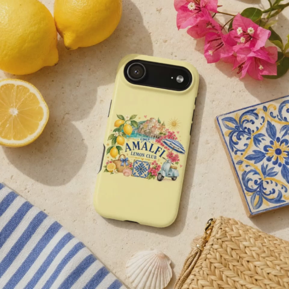Amalfi Lemon Club Tough iPhone Case