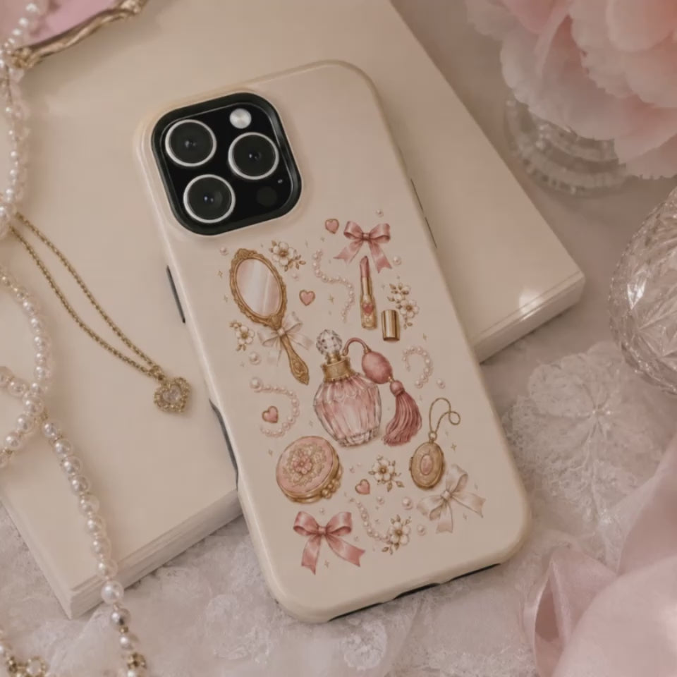 Vintage Trinkets Tough iPhone Case