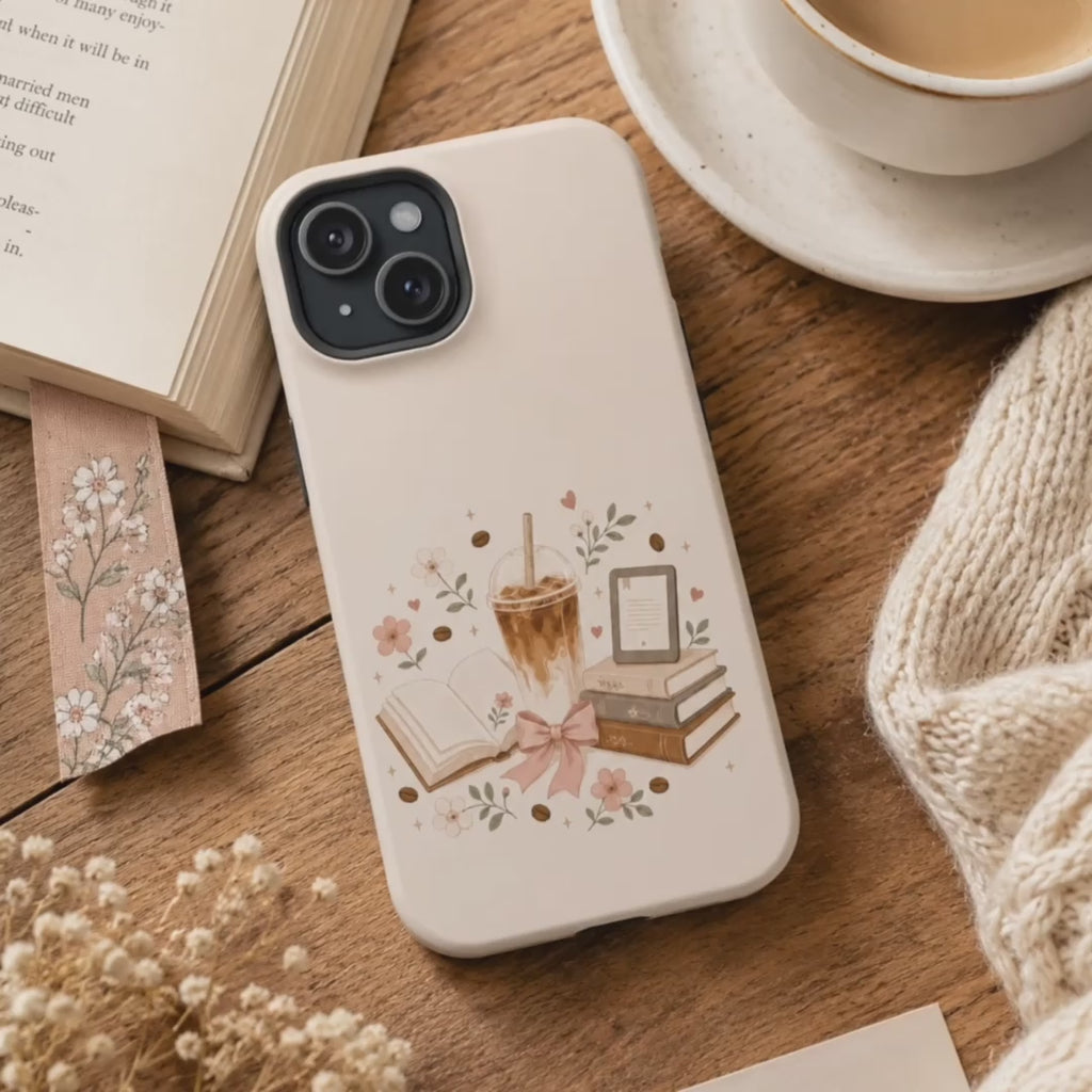 Books & Coffee MagSafe iPhone Case
