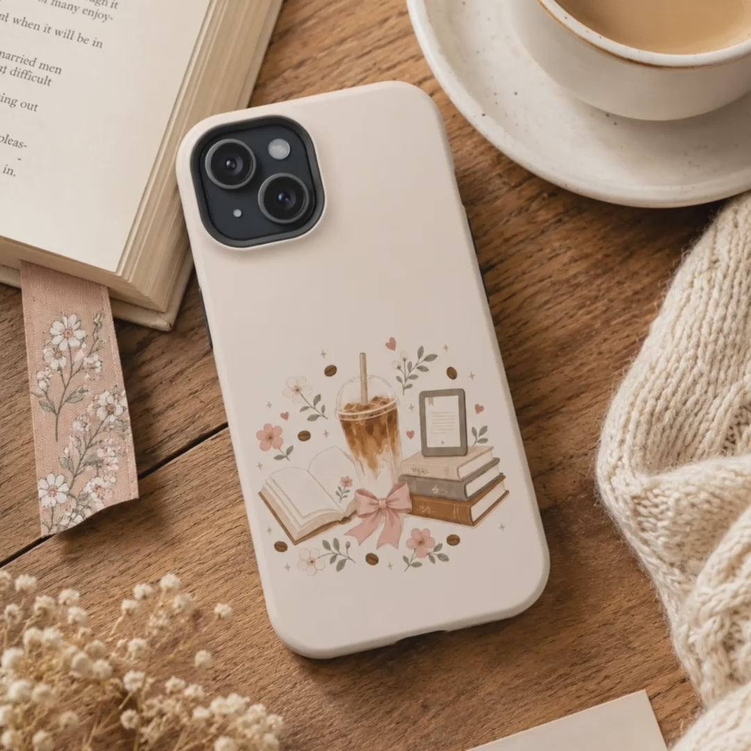 Books & Coffee MagSafe iPhone Case