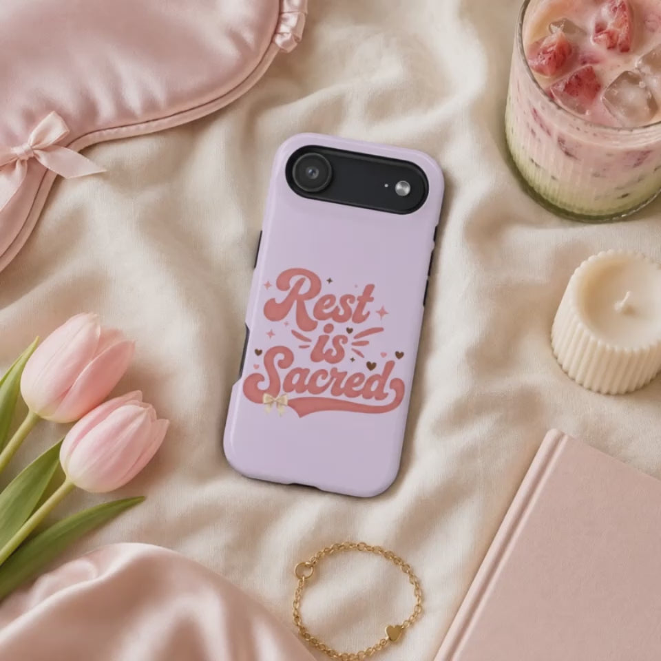 Rest Is Sacred Tough iPhone Case