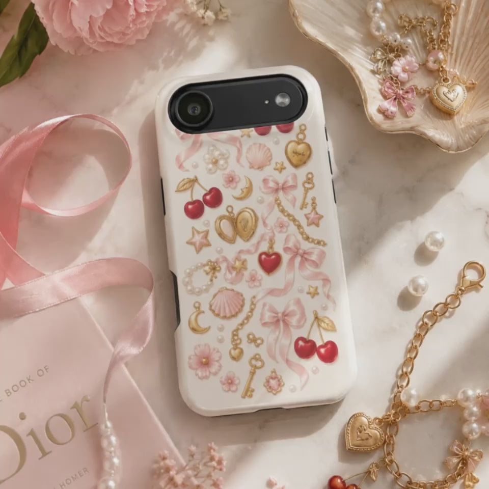 Cherry Charm MagSafe iPhone Case