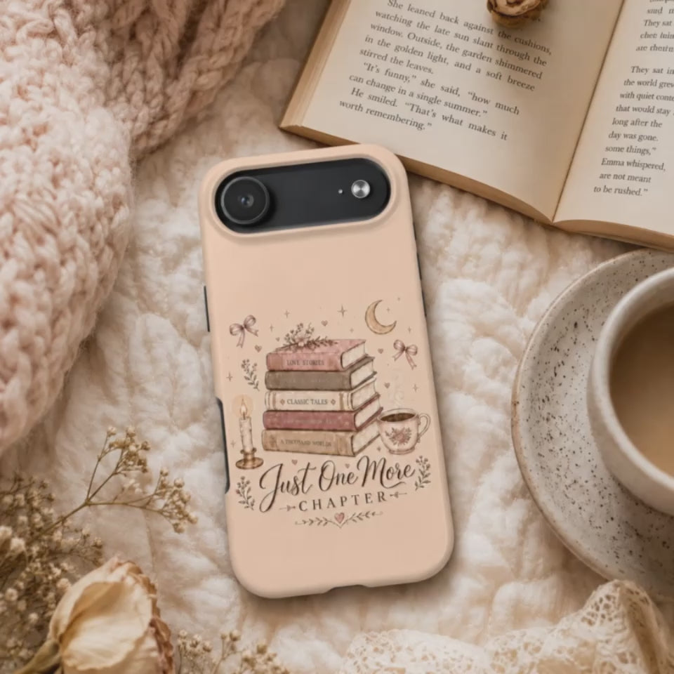 Just One More Chapter Tough iPhone Case